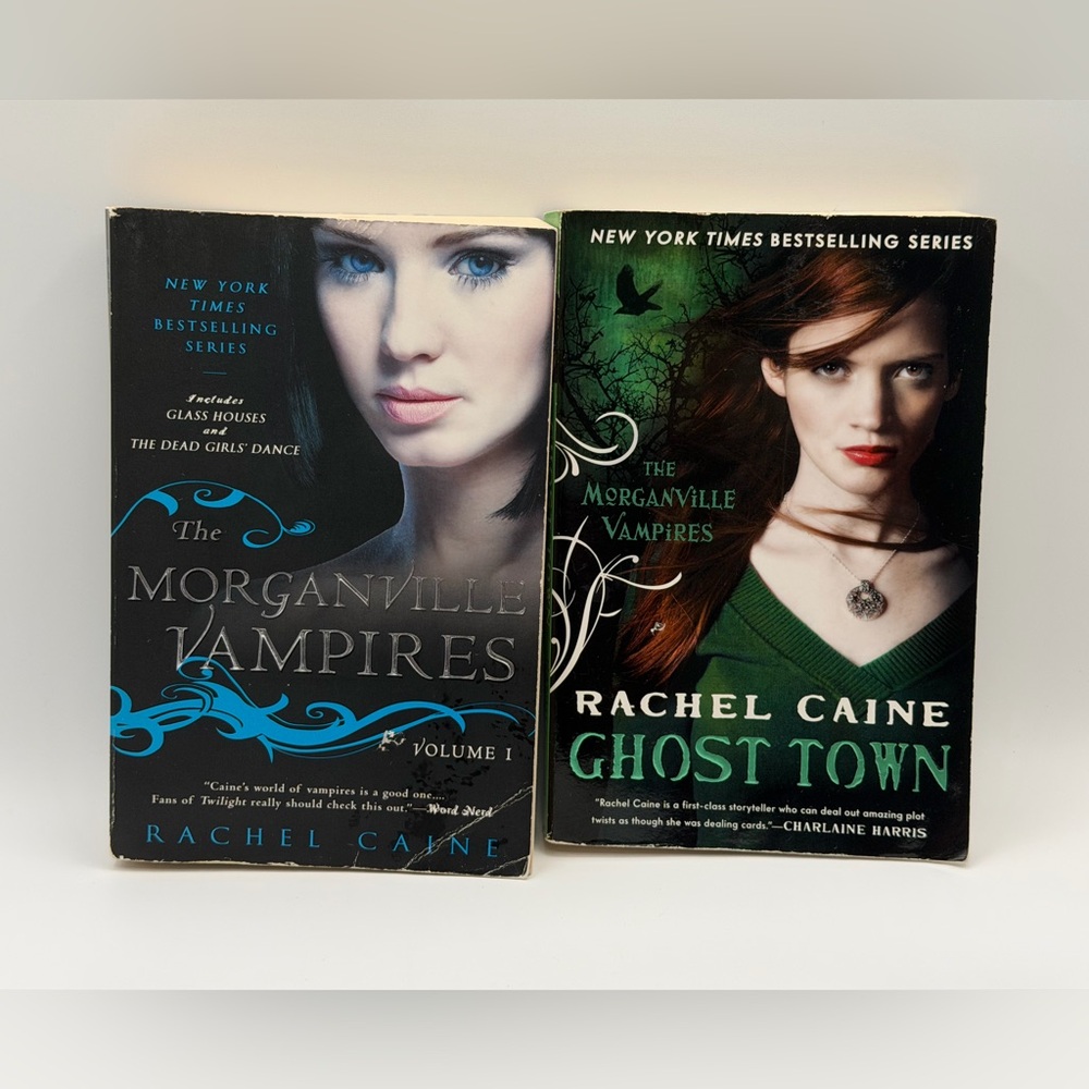 Lot Of 2 Rachel Caine Morganville Vampires Series Paperback Books - Ghost Town
